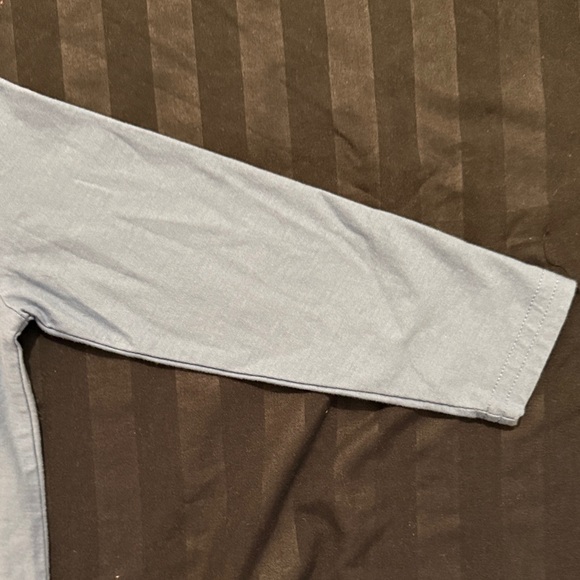 Tea Collection Kids Long Sleeve Graphic Tee - Blue with Animal Faces - Picture 8 of 13